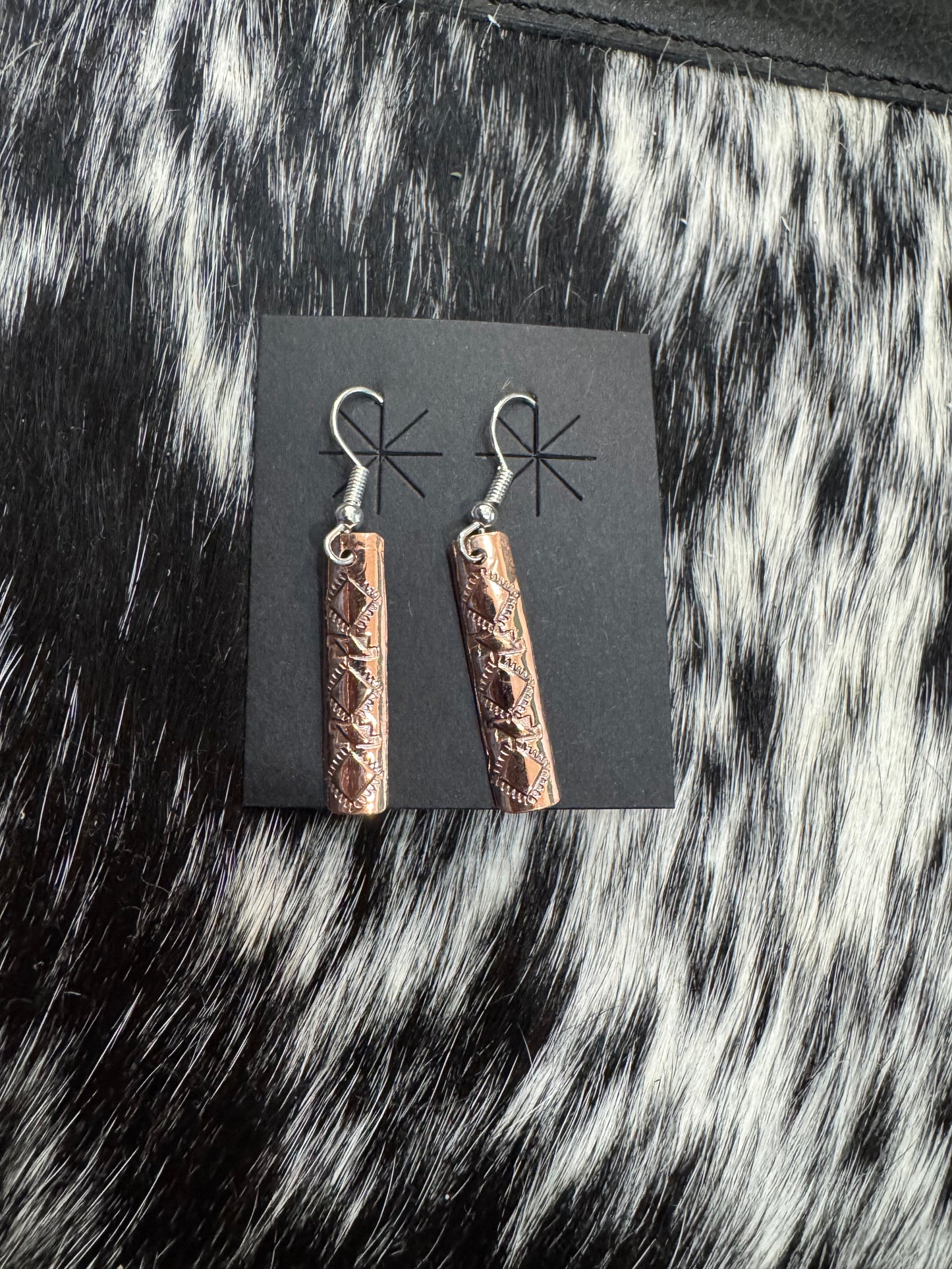 COPPER DANGLE EARS