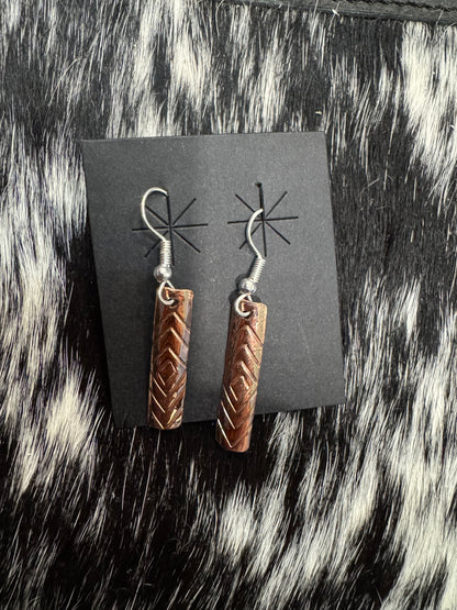COPPER DANGLE EARS