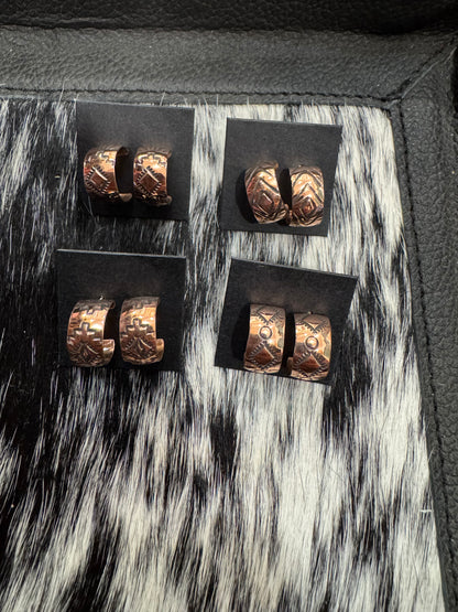COPPER HOOPS