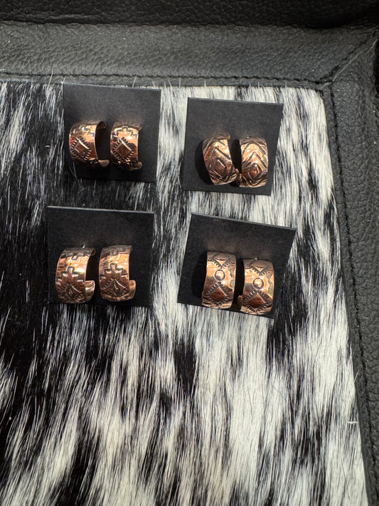 COPPER HOOPS