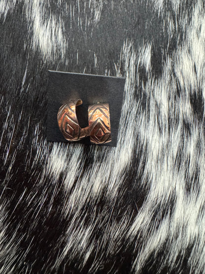 COPPER HOOPS
