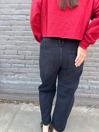 THE HORSESHOE BARREL JEAN