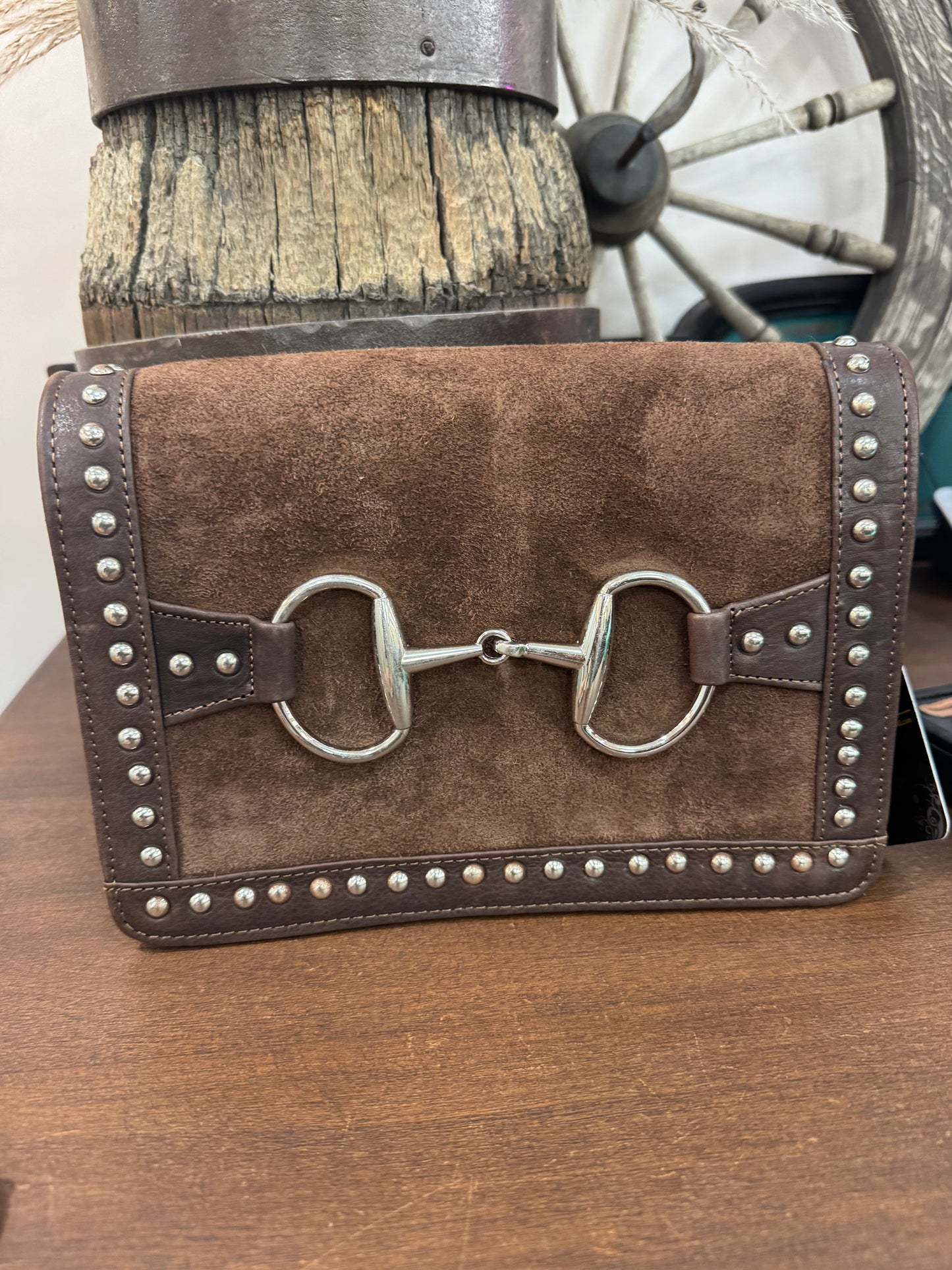 SADDLE & STUDS BIT PURSE