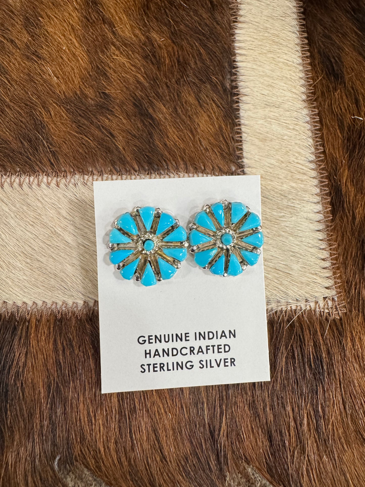 TURQUOISE BLOOM EARRINGS