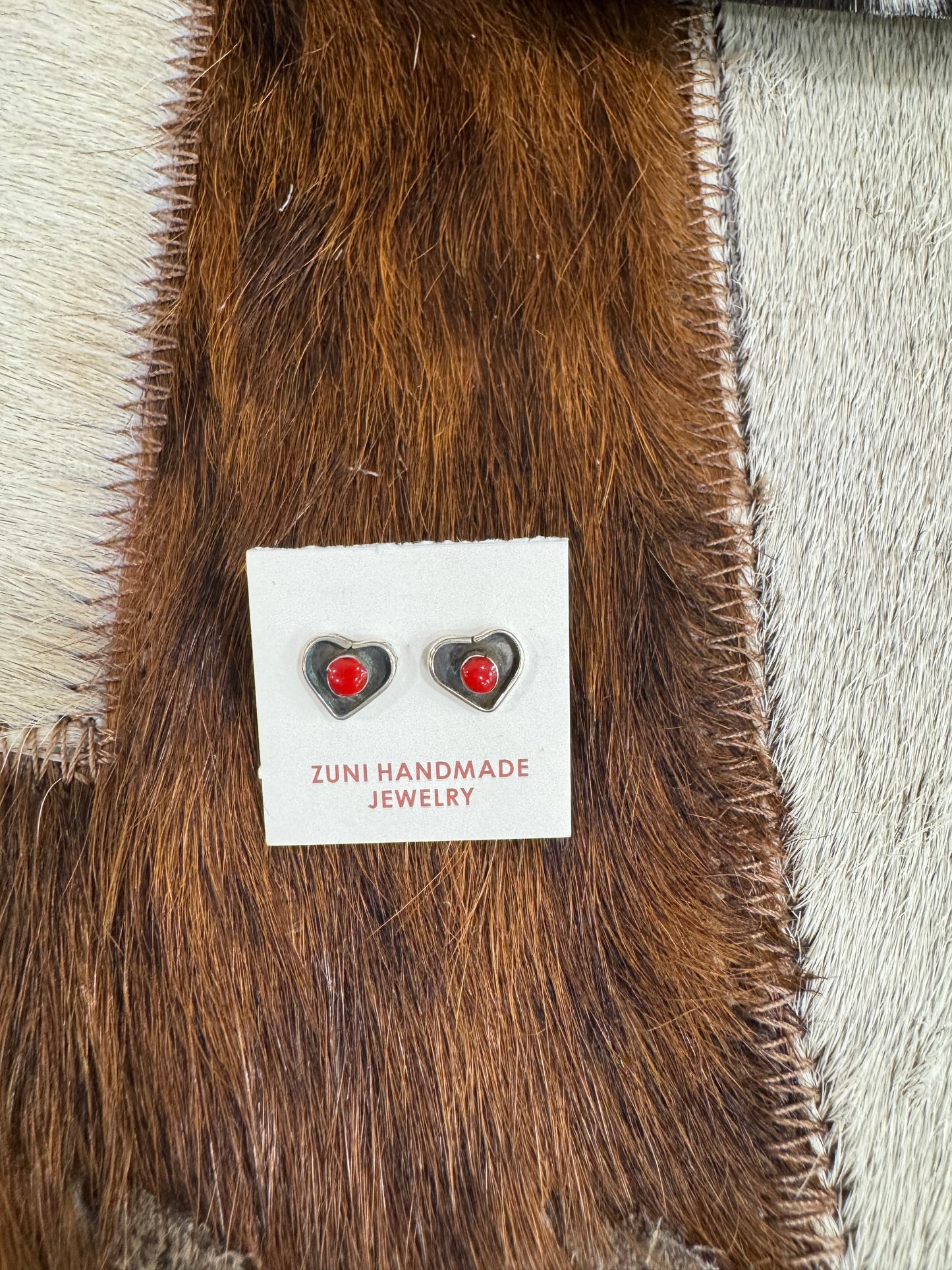 HEART STUD EARRINGS