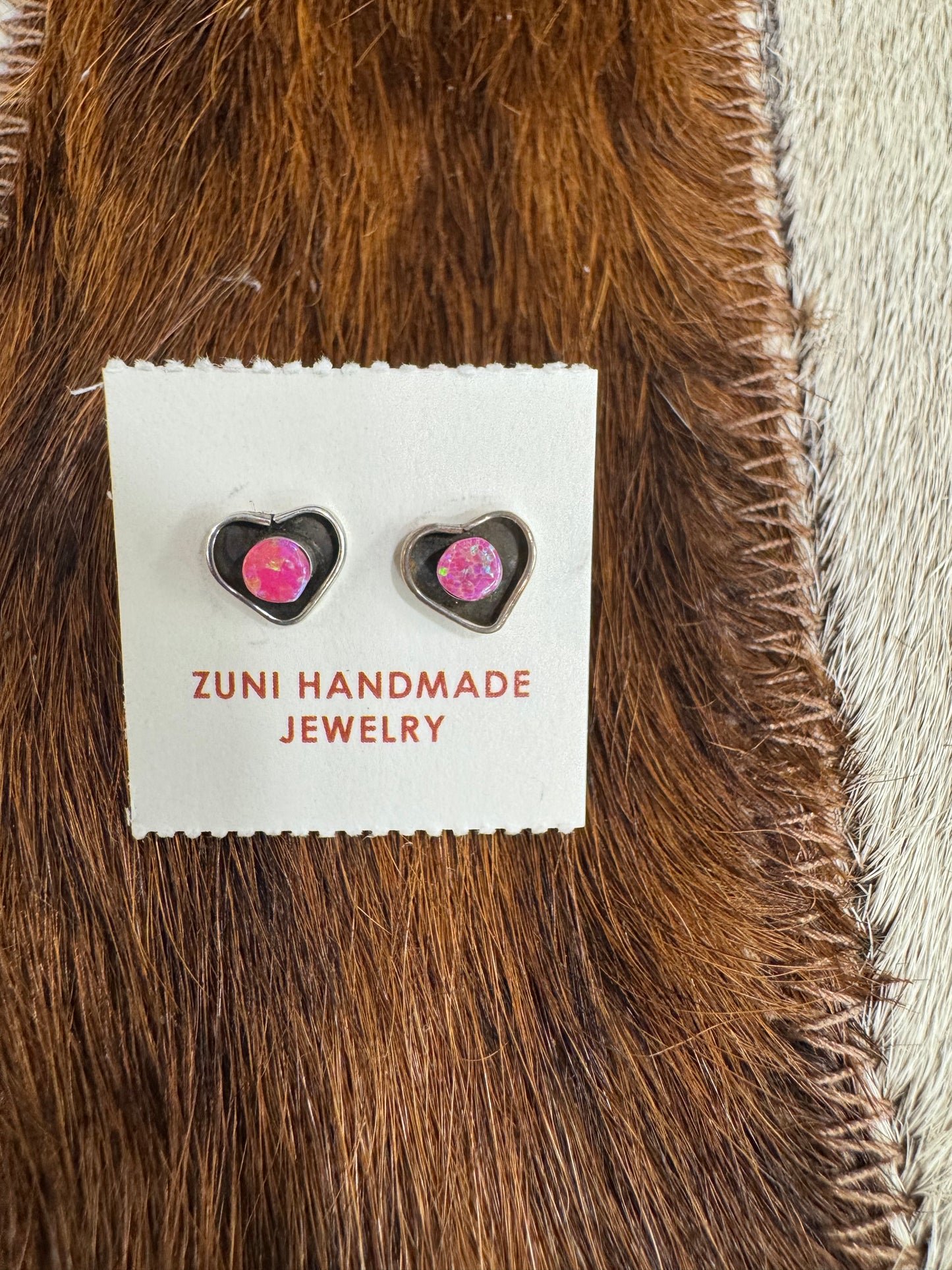 HEART STUD EARRINGS