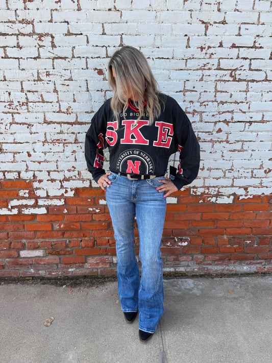 BILLIE HIGH RISE SIDE SEAM JEANS