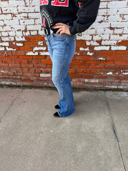 BILLIE HIGH RISE SIDE SEAM JEANS