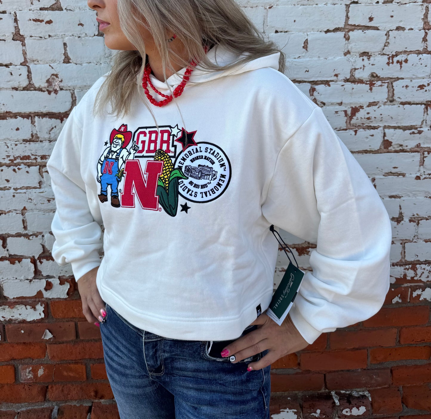 NEBRASKA LAYER PATCH HOODIE