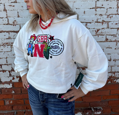 NEBRASKA LAYER PATCH HOODIE