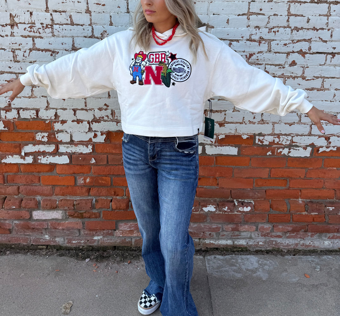 NEBRASKA LAYER PATCH HOODIE