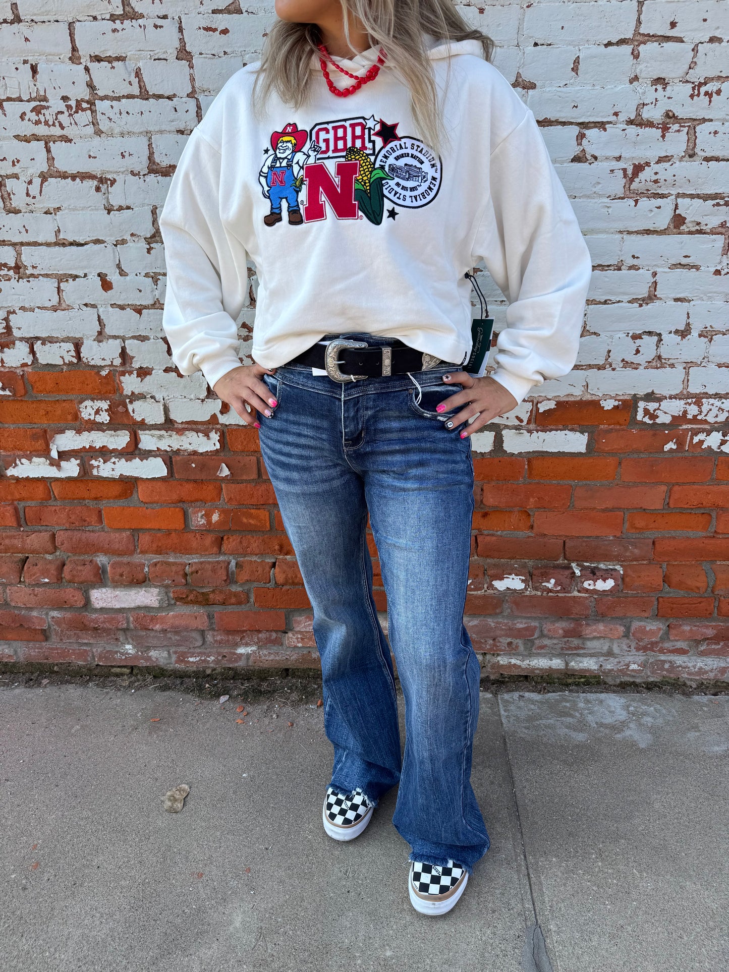 NEBRASKA LAYER PATCH HOODIE