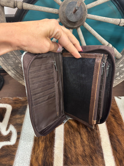 VAQUERO COWHIDE KACY ORGANIZER