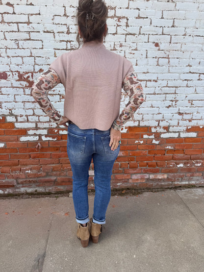 NATALIE-DISTRESSED SKINNY JEANS