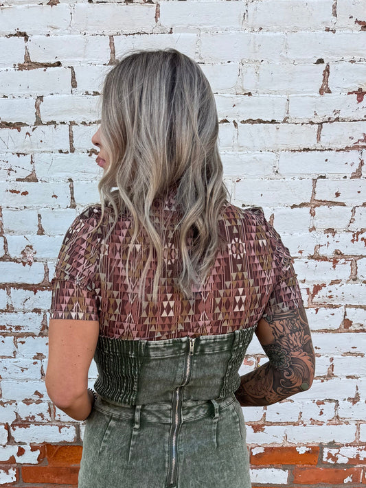 SAGE/ROSE AZTEC MESH