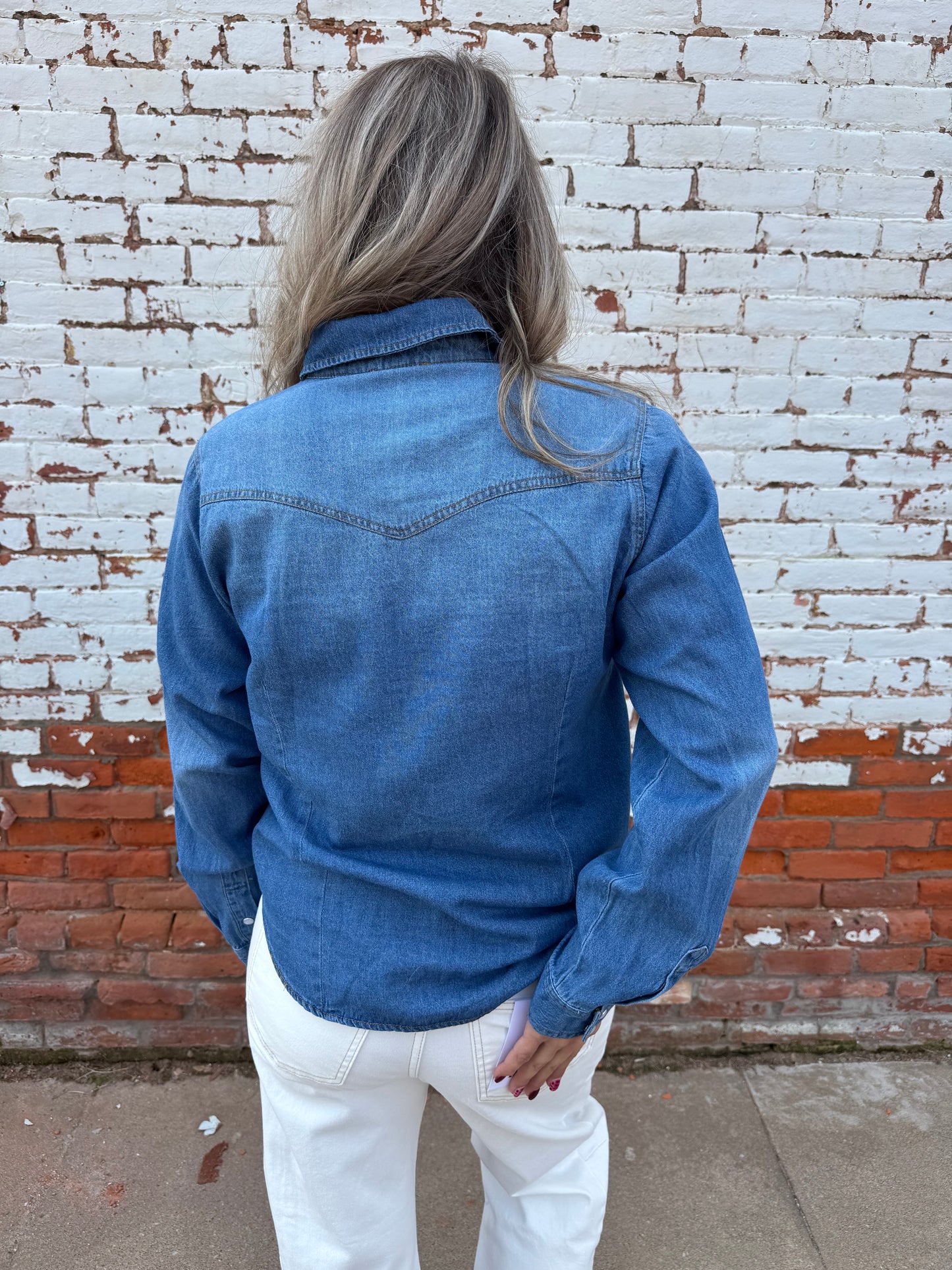 THE DELILAHD-WESTERN DENIM SHIRT