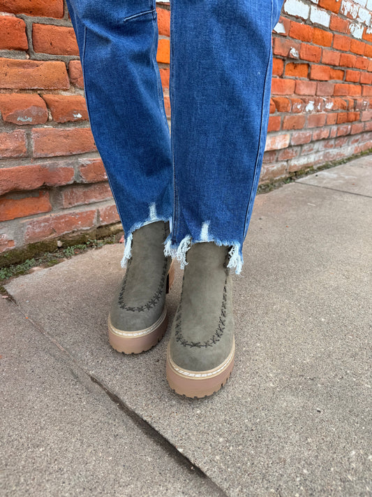 MIA TOULA KHAKI BOOT