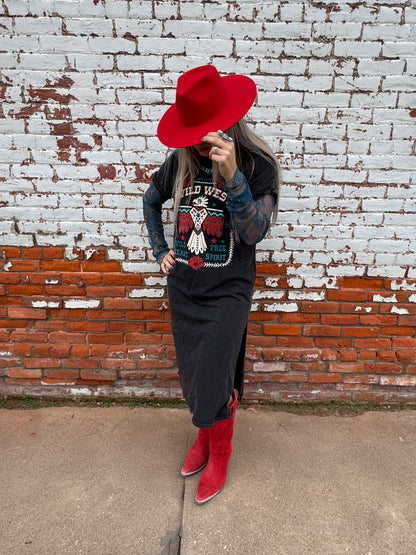 WILD WEST DREAMER GRAPHIC DRESS