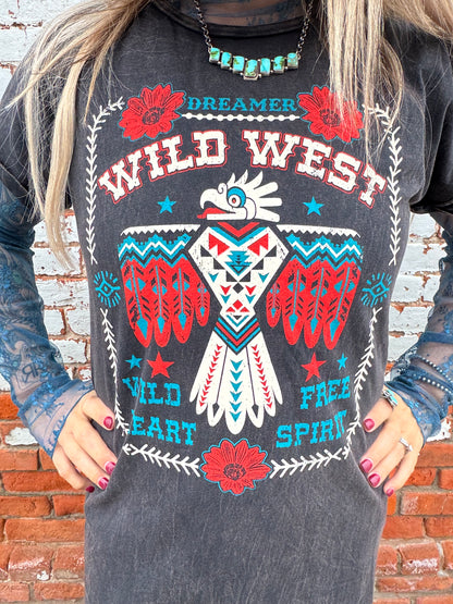 WILD WEST DREAMER GRAPHIC DRESS
