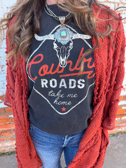 COUNTRY ROADS TAKE ME HOME TEE