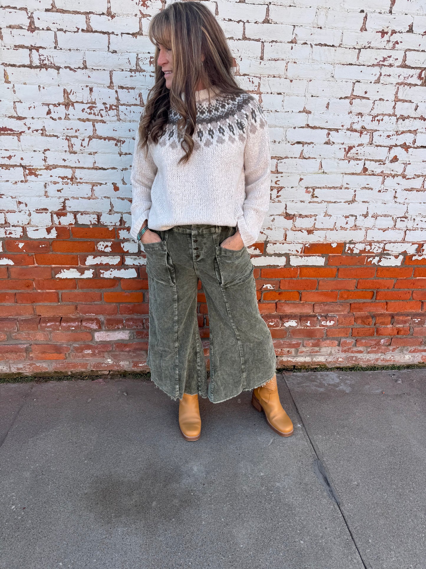 CELESTE CORDUROY CULOTTES