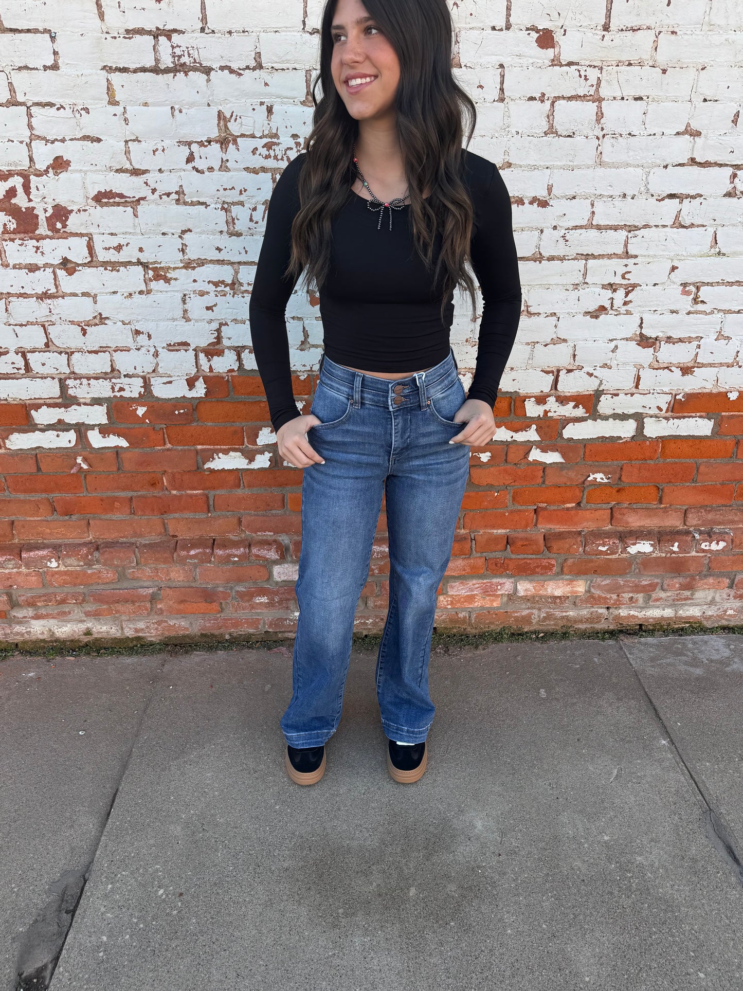 GRACE WIDE LEG JEANS