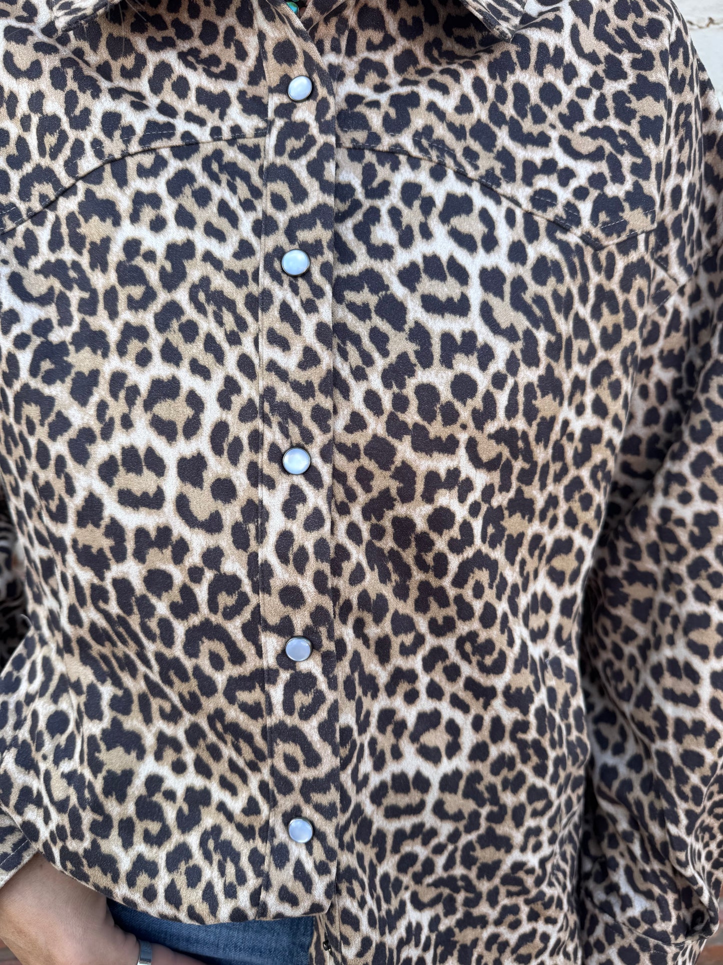 OVERSIZED LEOPARD PRINT TOP