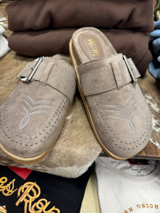 JOSEPHINE BOOT STITCH MULES