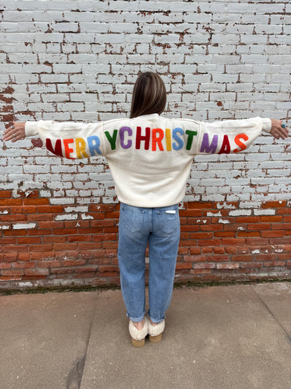 THE TINSELRIDGE OVERSIZED CHRISTMAS SWEATER