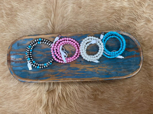 BEADED PHONE CHARGER