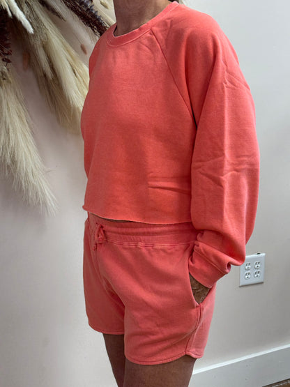 DRAWSTRING WAIST SHORTS