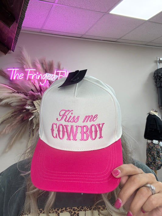 KISS ME COWBOY HAT