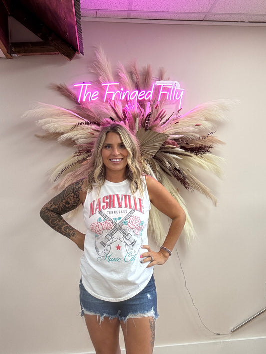 NASHVILLE MUSIC CITY GRAPHIC TANK TOP