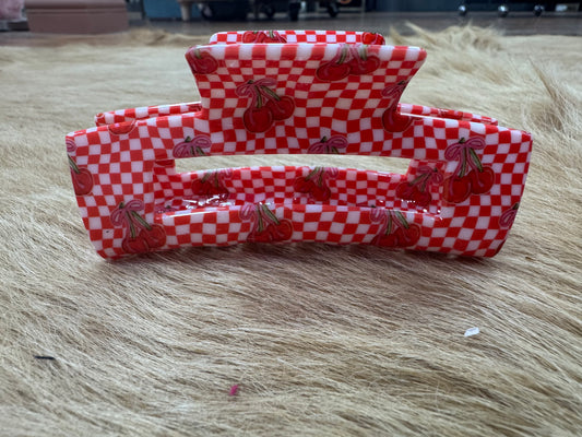 CHERRY HAIR CLIP