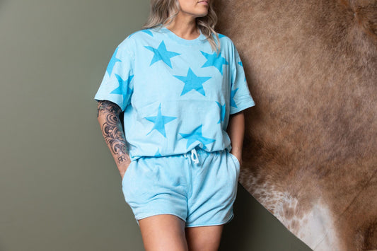 DRAWSTRING WAIST SHORTS