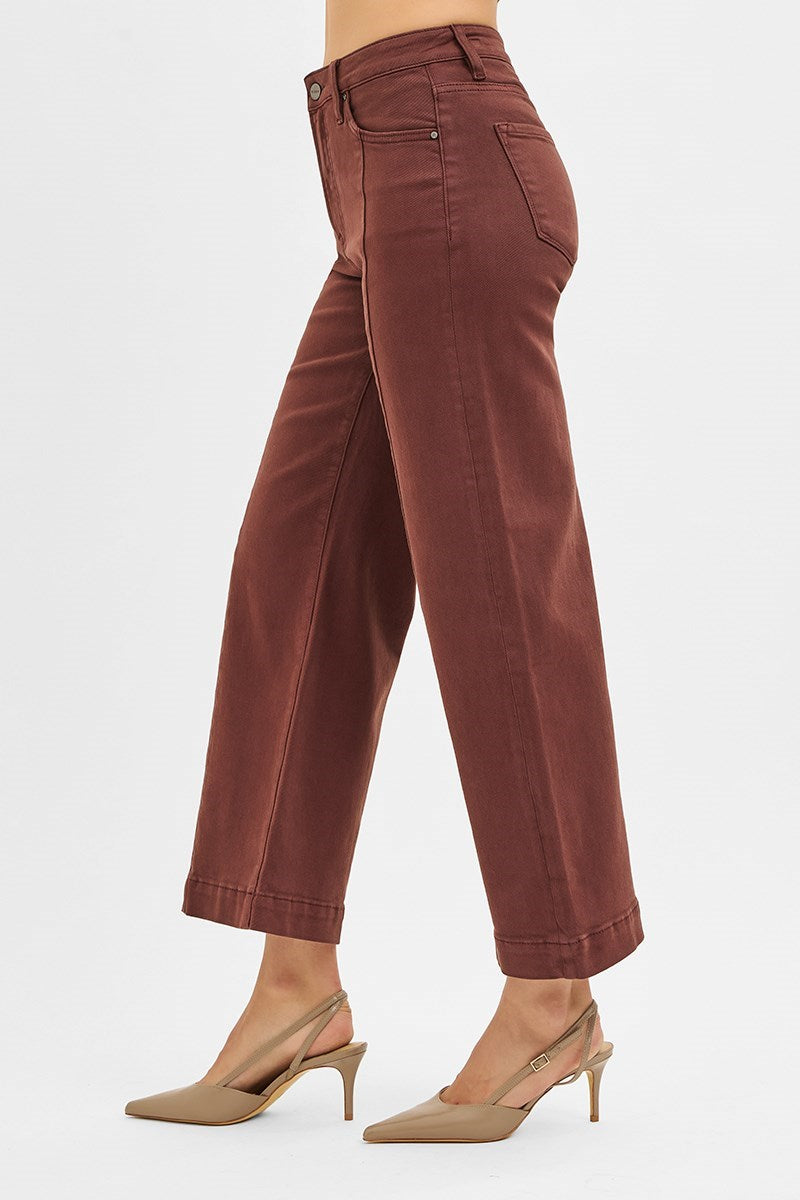 THE MEGAN CROP WIDE JEANS