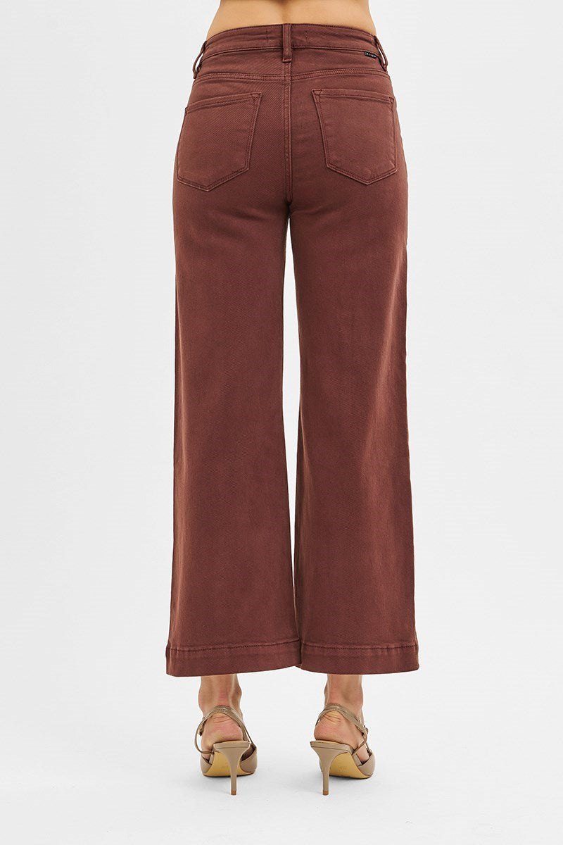 THE MEGAN CROP WIDE JEANS