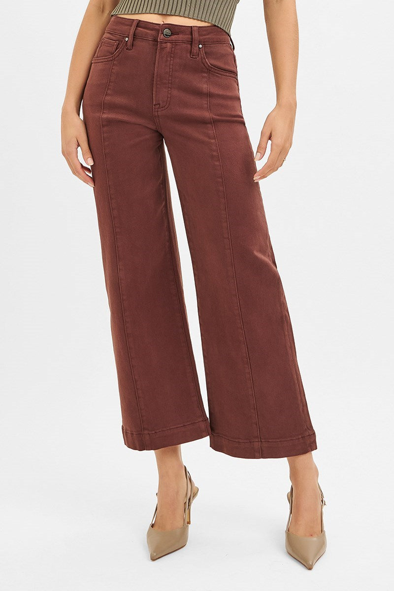 THE MEGAN CROP WIDE JEANS