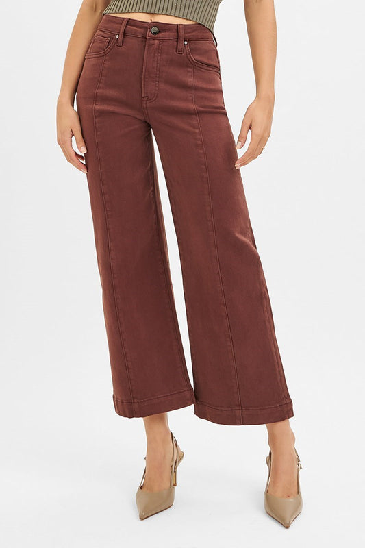 THE MEGAN CROP WIDE JEANS