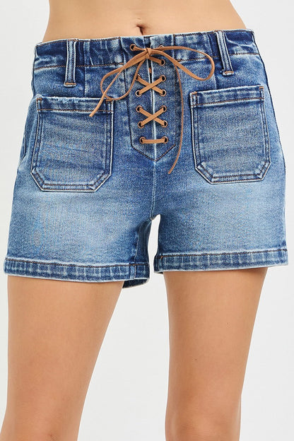 GABBY FRONT TIE SHORTS
