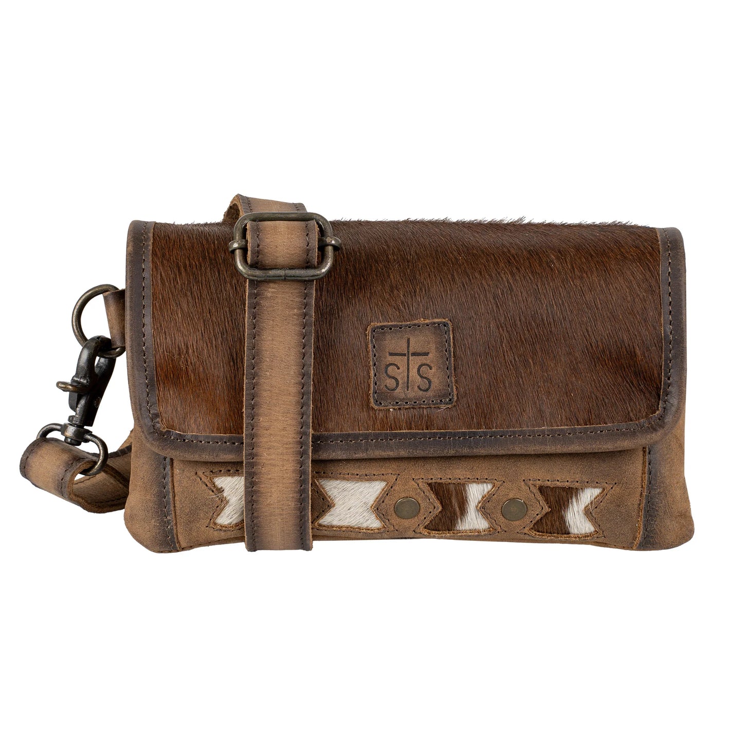 ROSWELL COWHIDE HARPER CROSSBODY