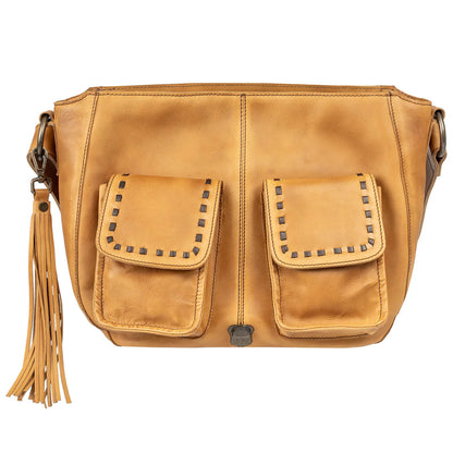 BANDERA TAN SADDLE HOBO BAG