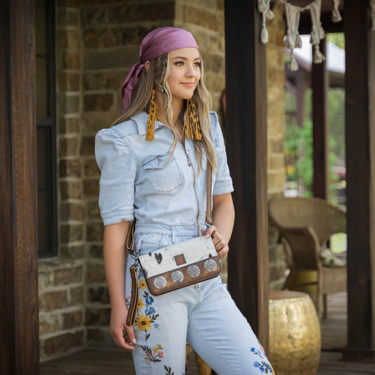 VAQUERO COWHIDE EVIE ORGANIZER