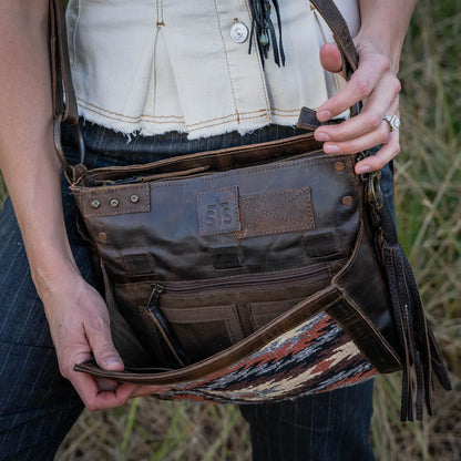 GUADALUPE SERAPE OLIVIA CROSSBODY