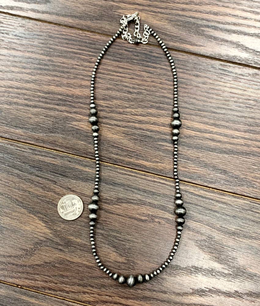 22" NAVAJO INSPIRED BEAD NECKLACE