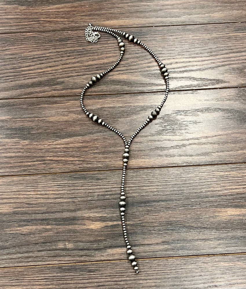 31" NAVAJO INSPIRED LARIAT NECKLACE