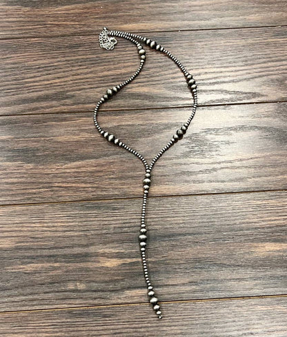 31" NAVAJO INSPIRED LARIAT NECKLACE