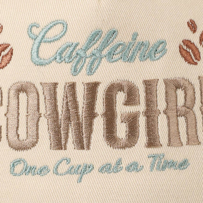 Caffeine Cowgirl Trucker Hat