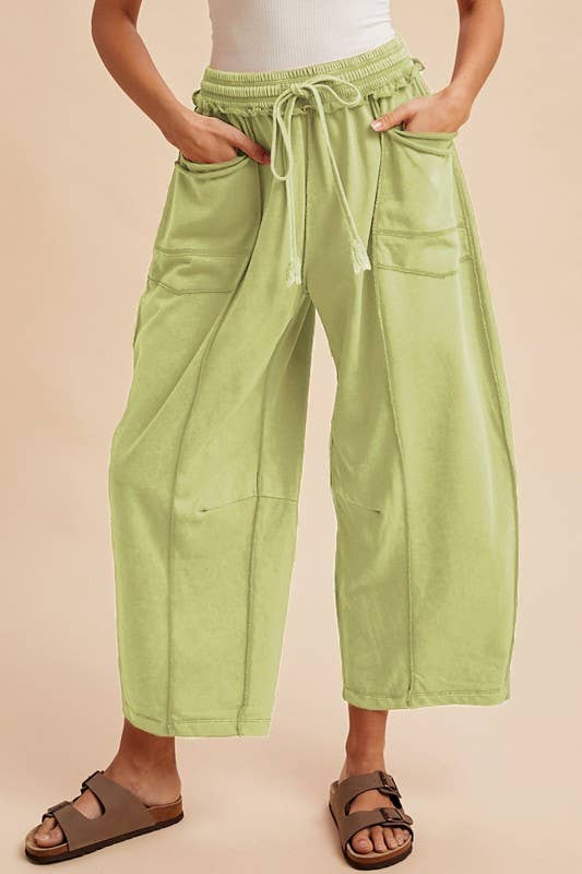 WASABI BARREL PANTS