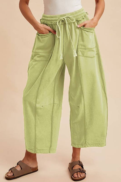 WASABI BARREL PANTS